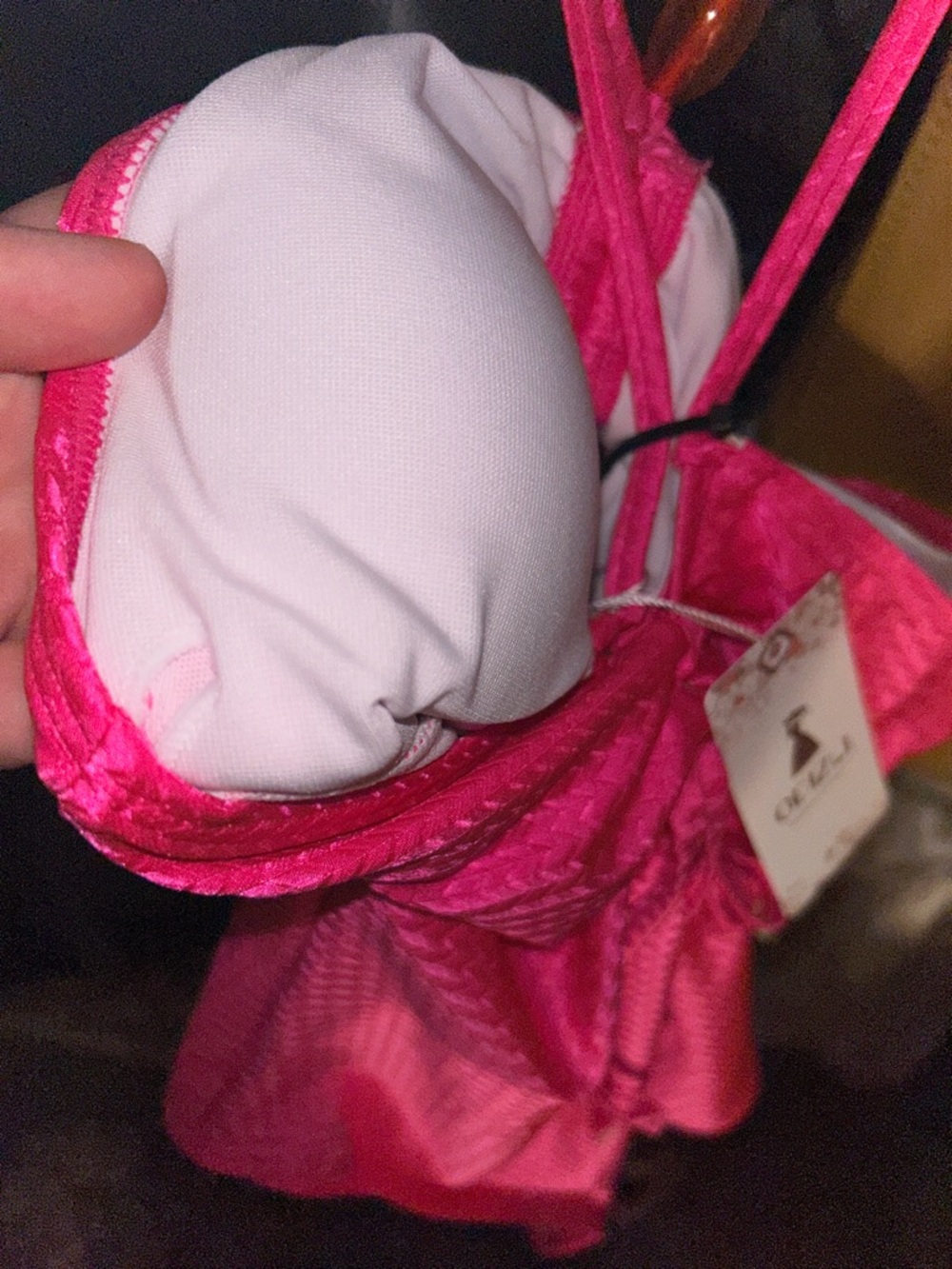 Hot Pink One Piece Swimsuit with Cover up Set - Picture 9 of 9